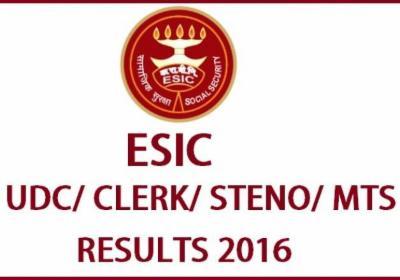 esic udc result