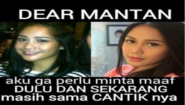 Meme Lucu Artis Dear Mantan