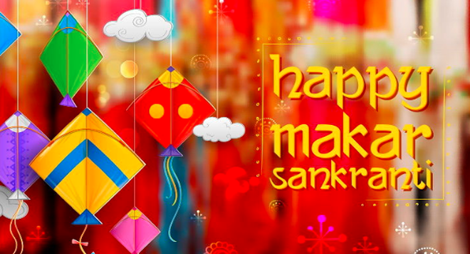 Makar Sankranti 2020 - Themes, Sticker, Gif, Kite flying
