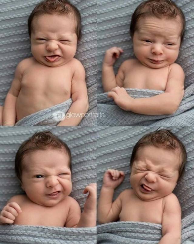 10 Ekspresi Foto Bayi Ini Ngeselin Sekaligus Kocak Sebarkan Org