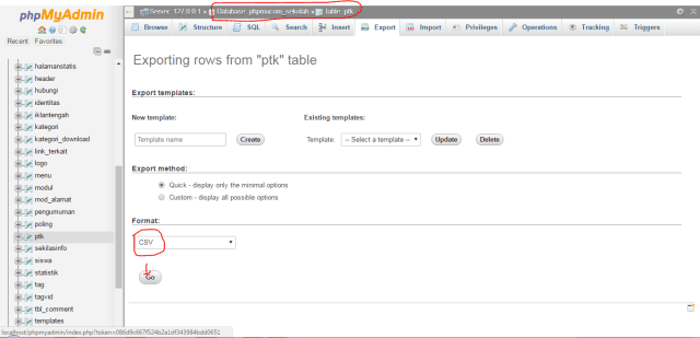 Mengatasi Invalid Column Count in CSV input On line 1 saat import data CSV ke MySQL Mengatasi Invalid Column Count in CSV input On line 1 saat import data CSV ke MySQL