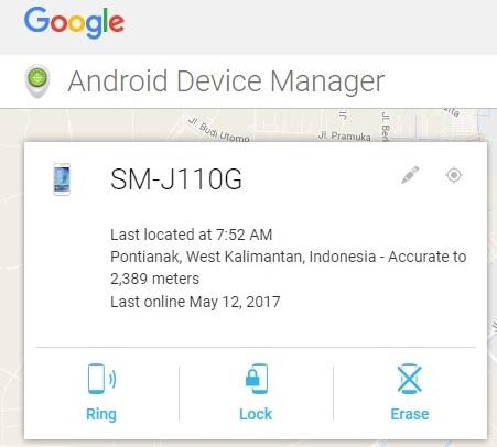Mencari Smartphone Yang Hilang di Google